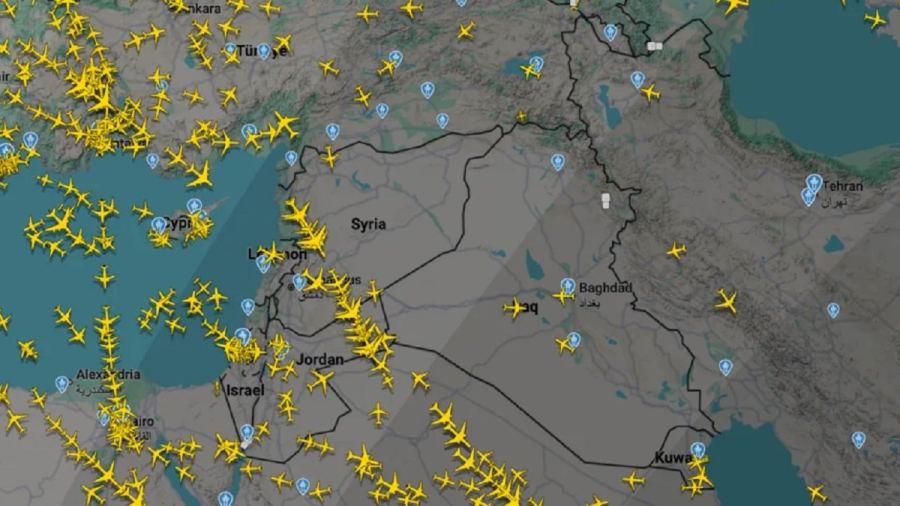 قفزة قياسية في حركة الطيران عبر الأجواء السورية بنمو يتجاوز 378%