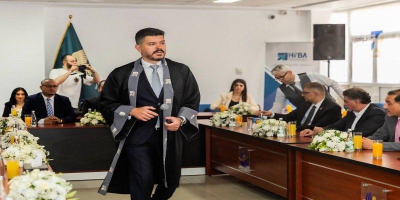 رجل الأعمال السوري أحمد عبد الغني يناقش رسالة الماجستير في إدارة الأعمال بعد مسيرة حافلة