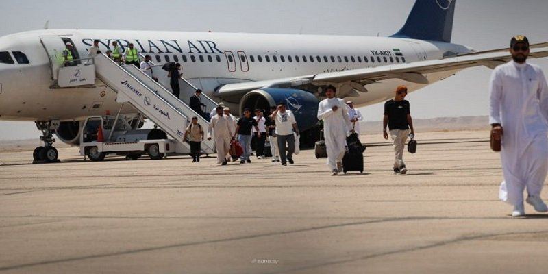 مطار دير الزور الدولي يستقبل أول رحلة خارجية من الكويت بعد إعادة تشغيله