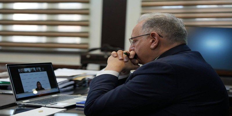 وزير المالية السوري يبحث مع "بنك أوف أميركا" سبل تعزيز الاندماج في النظام المالي الدولي