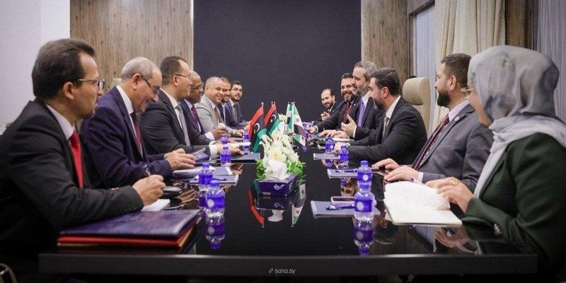 وزير الخارجية السوري يبحث في ليبيا ملفات التعاون في الطاقة والاستثمار