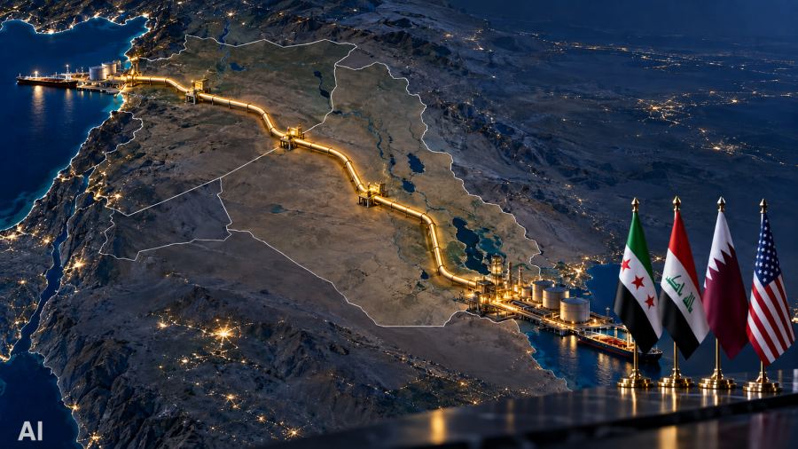العراق يفاوض شركات أمريكية وقطرية لإنشاء خط أنابيب نفط يربط البصرة ببانياس السورية