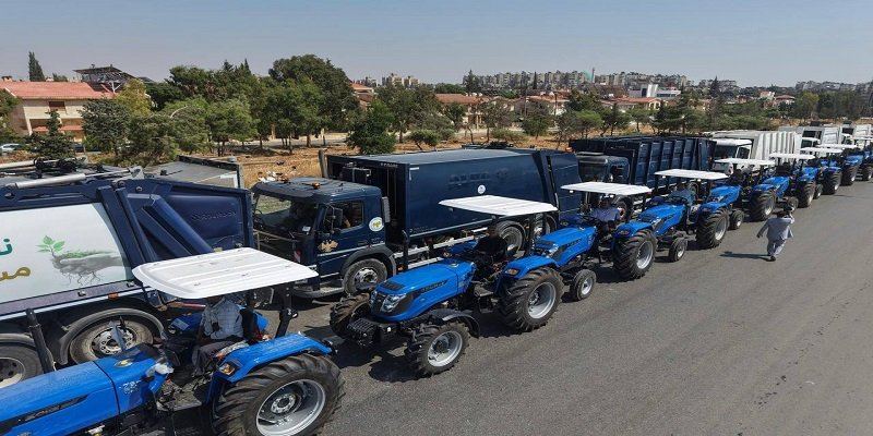 محافظة حلب تتسلم 110 آليات خدمية جديدة لتعزيز أسطول النظافة وإعادة الإعمار