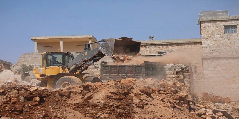 ترحيل 78 ألف متر مكعب من الأنقاض بحلب ضمن المرحلة الثانية لمشروع الإزالة