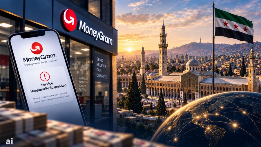 تعليق مؤقت لخدمات «MoneyGram» إلى سوريا والحوالات غير المستلمة تبقى معلقة