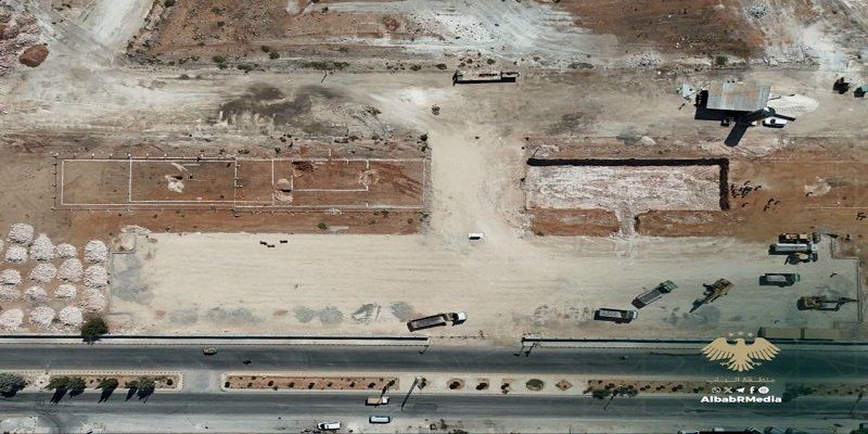 إطلاق الأعمال الإنشائية لمشروع المدينة الإدارية في الباب بريف حلب