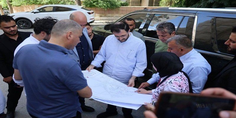 وزير الاتصالات السوري يتفقد مشروع "برق نت" لتغذية 1400 شقة سكنية بالألياف الضوئية