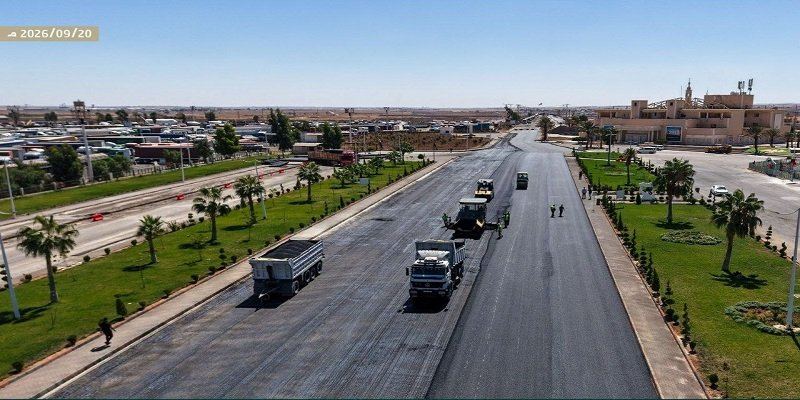 المباشرة بأعمال توسعة وتأهيل منفذ نصيب الحدودي لزيادة طاقته الاستيعابية