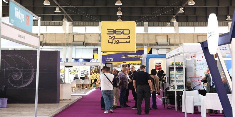 بمشاركة 120 شركة.. انطلاق معرض «360 Food Syria» للصناعات الغذائية والزراعية بدمشق