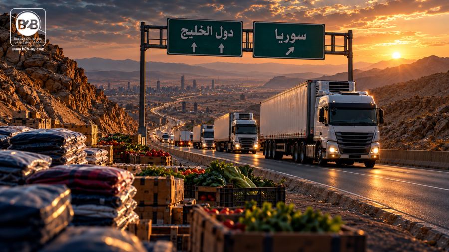 الصادرات السورية إلى الخليج تواجه عقبات النقل والتحويلات المالية رغم زيادة الطلب