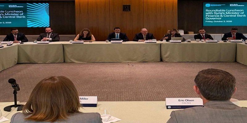 سوريا تبحث فرص الاستثمار والتعاون المالي مع شركات أمريكية في نيويورك