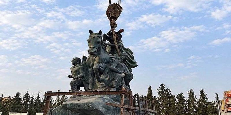 محافظة دمشق تقرر نقل تمثال صلاح الدين الأيوبي بهدف الترميم وإعادة التأهيل